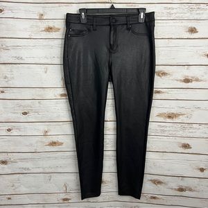 Liverpool Black Coated Jegging Legging jeans